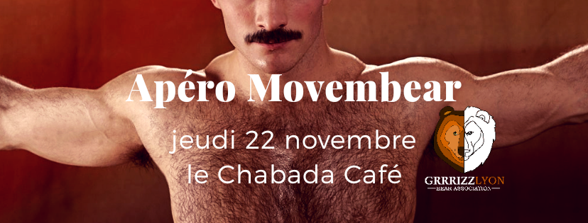 Apéro Movembear, jeudi 22 novembre, 19h, Chabada Café