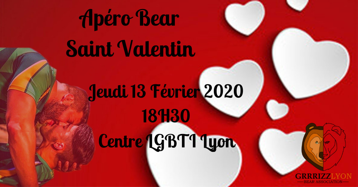 Apero Bear, jeudi 13 février, 18h30, Centre LGBTI+